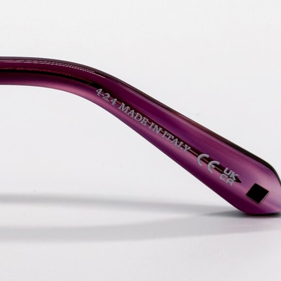 NEW OFF-WHITE OERI13C RENTON 3707 SUNGLASSES WOMEN OVAL PURPLE - Picture 8 of 9